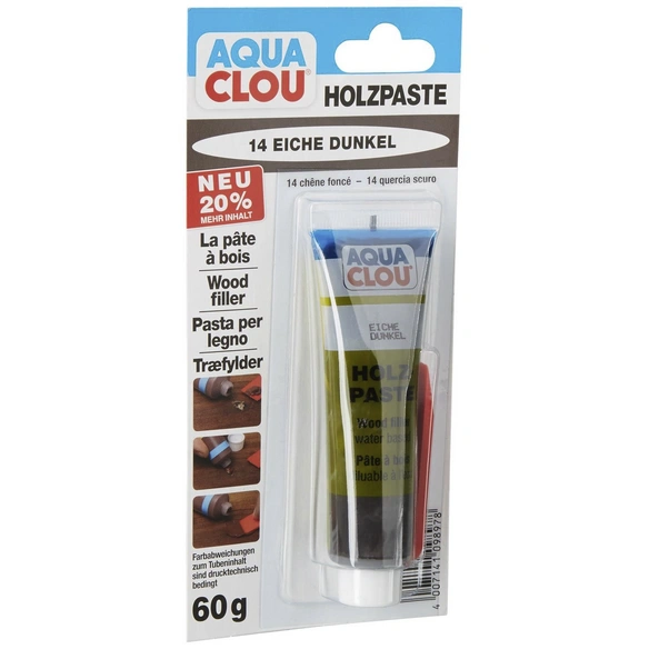 Holzpaste »AQUA eiche dunkel«, 60 g, eiche dunkel