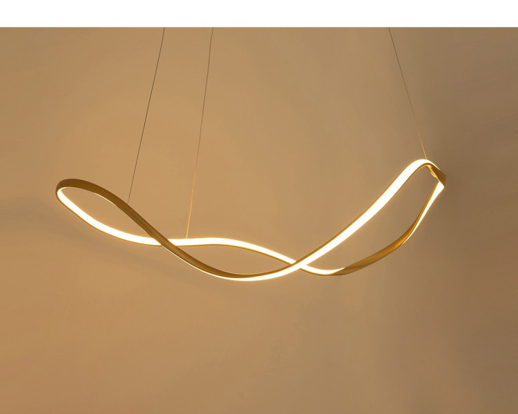 MOOSEE lampa wisząca WAVES 60 złota