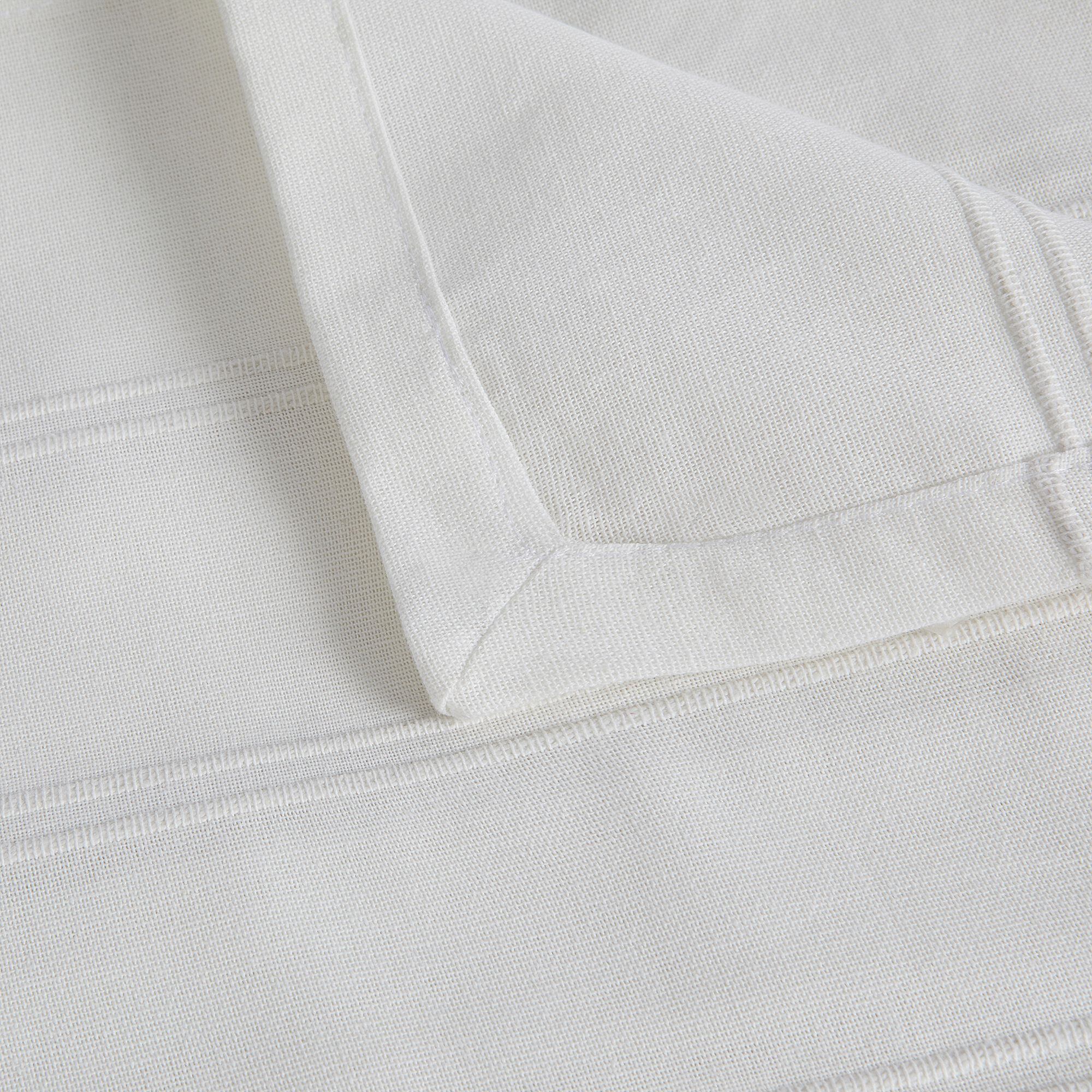 BELCODENE - Couvre-lit tissé en coton230x250cm - blanc ventoux