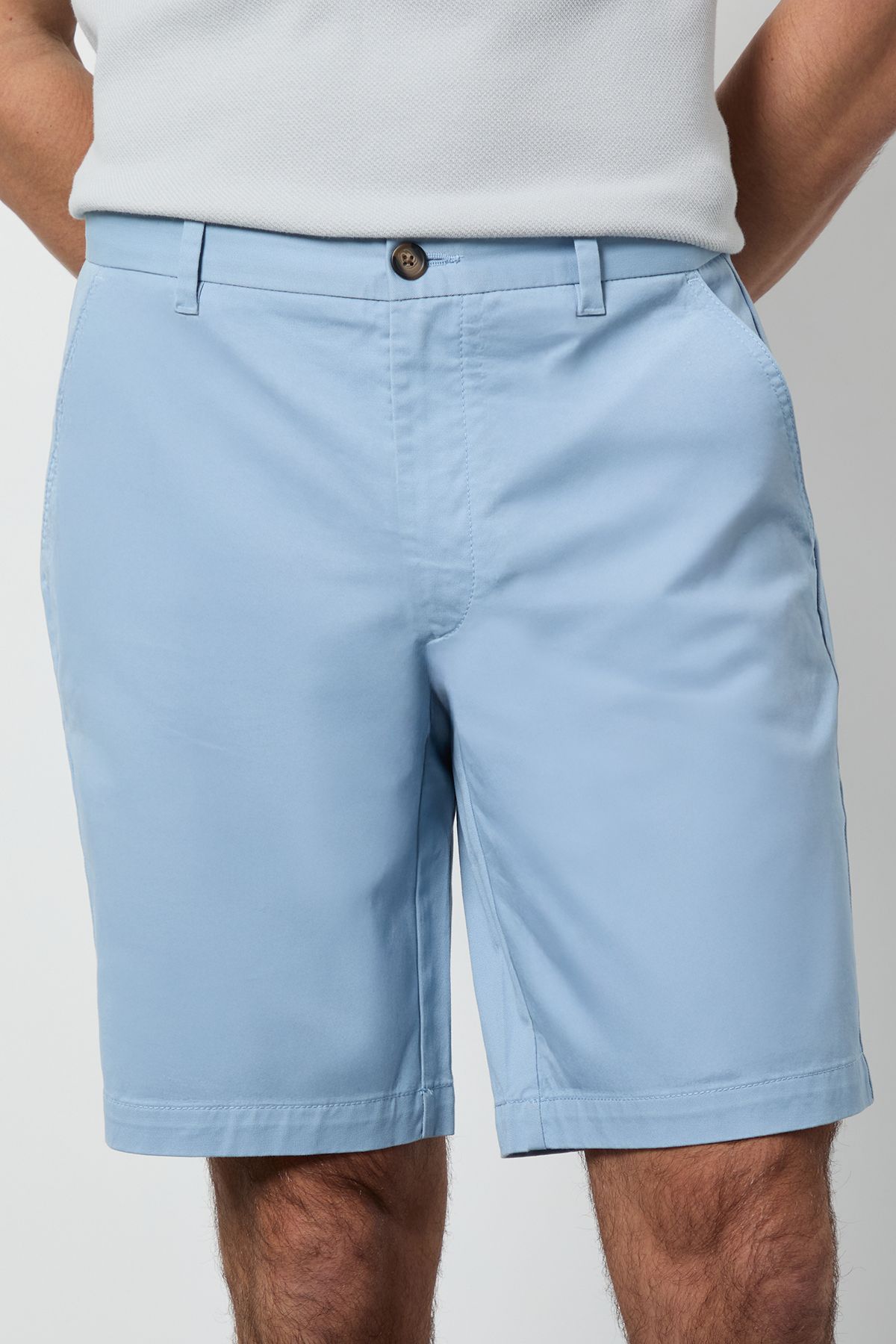 Burton Light Blue Classic Chino Shorts