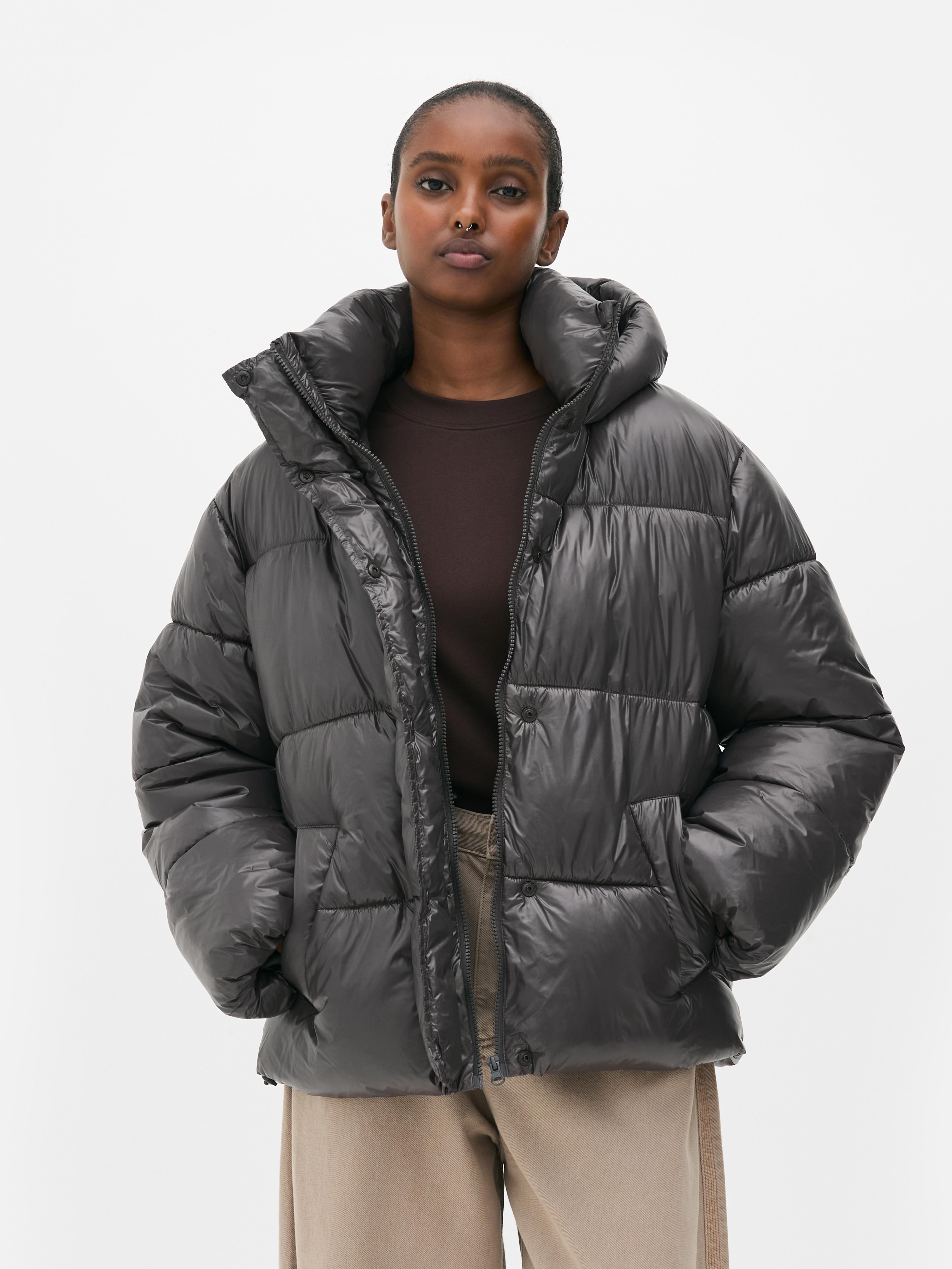 Glossy Puffer Jacket
