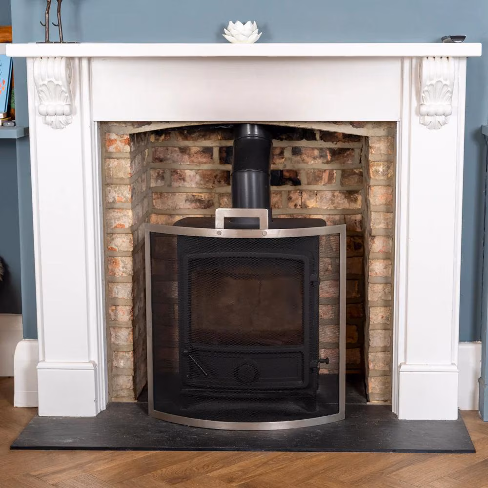 Curved Fire Screen / Fire Guard - 60cm