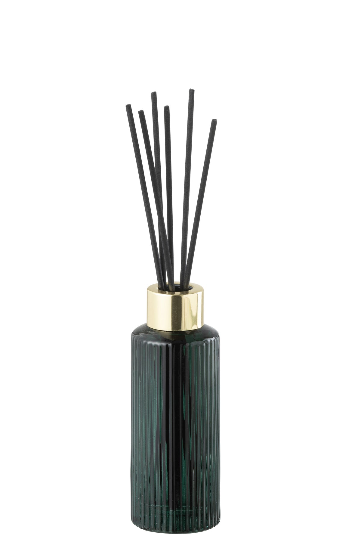 J-Line geurstokjes Cedar Breeze - glas - donkergroen - small