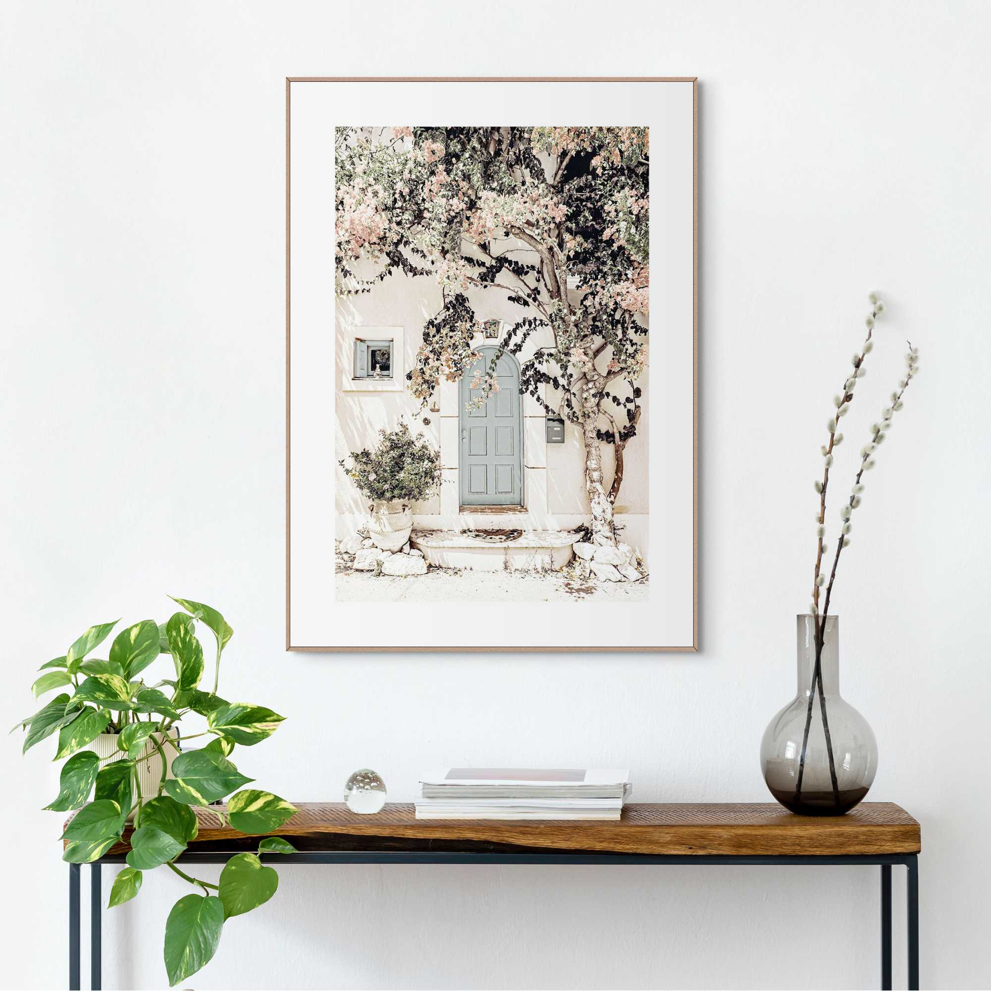 Reinders - Mediterranean Door - Schilderij 70x50cm Hout