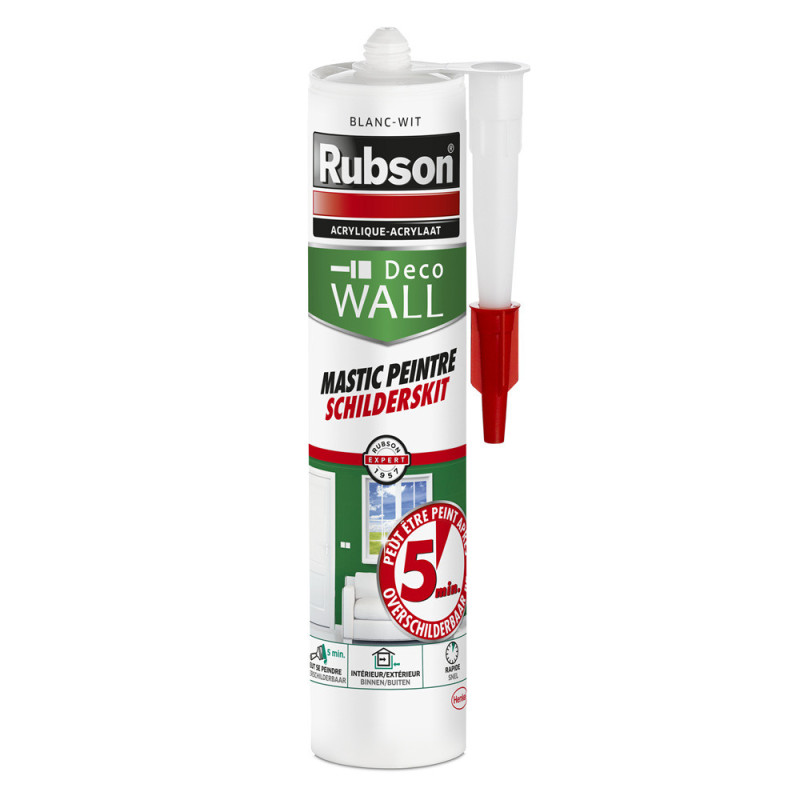 Mastic de peinture Deco Wall blanc 0,28 L RUBSON