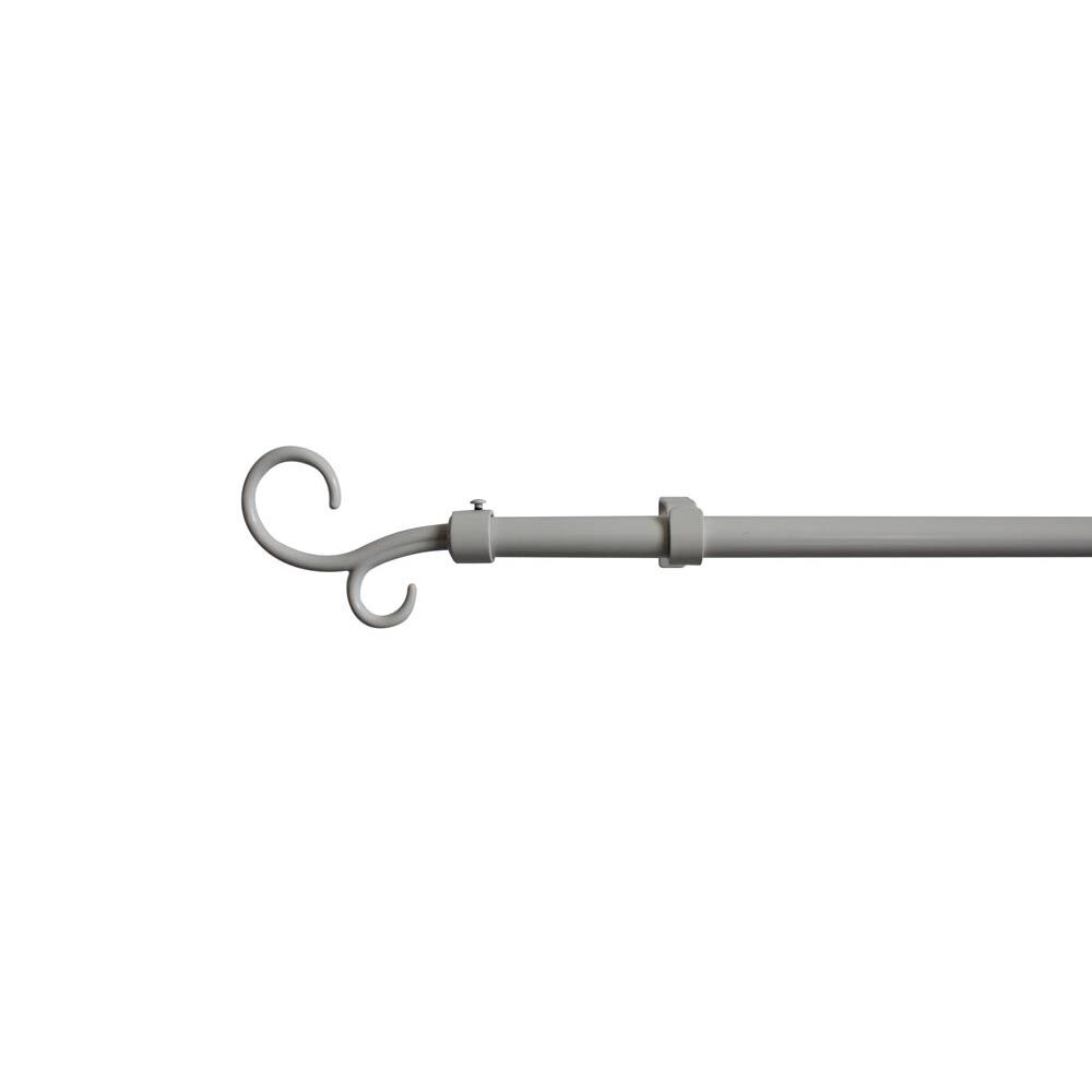 Kit Tringle Extensible 167-305 cm embouts crosse blanc