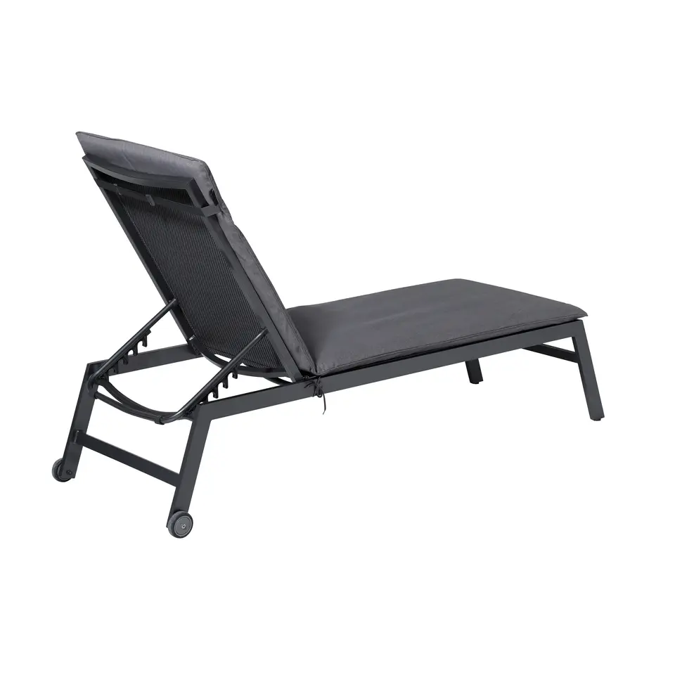 Madison - Ligbedkussen Oxford grey - Ca. 190x60 cm