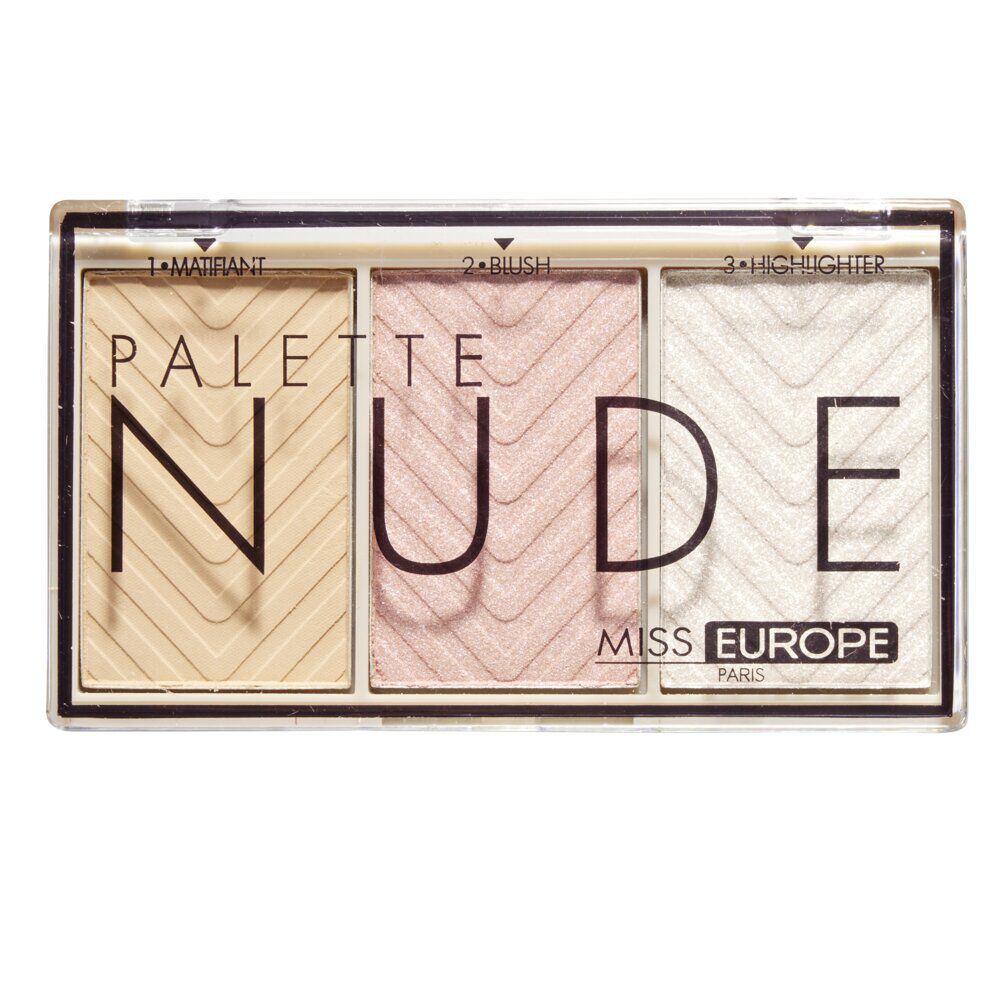 Palette éclat en 3 temps Miss Europe N°1