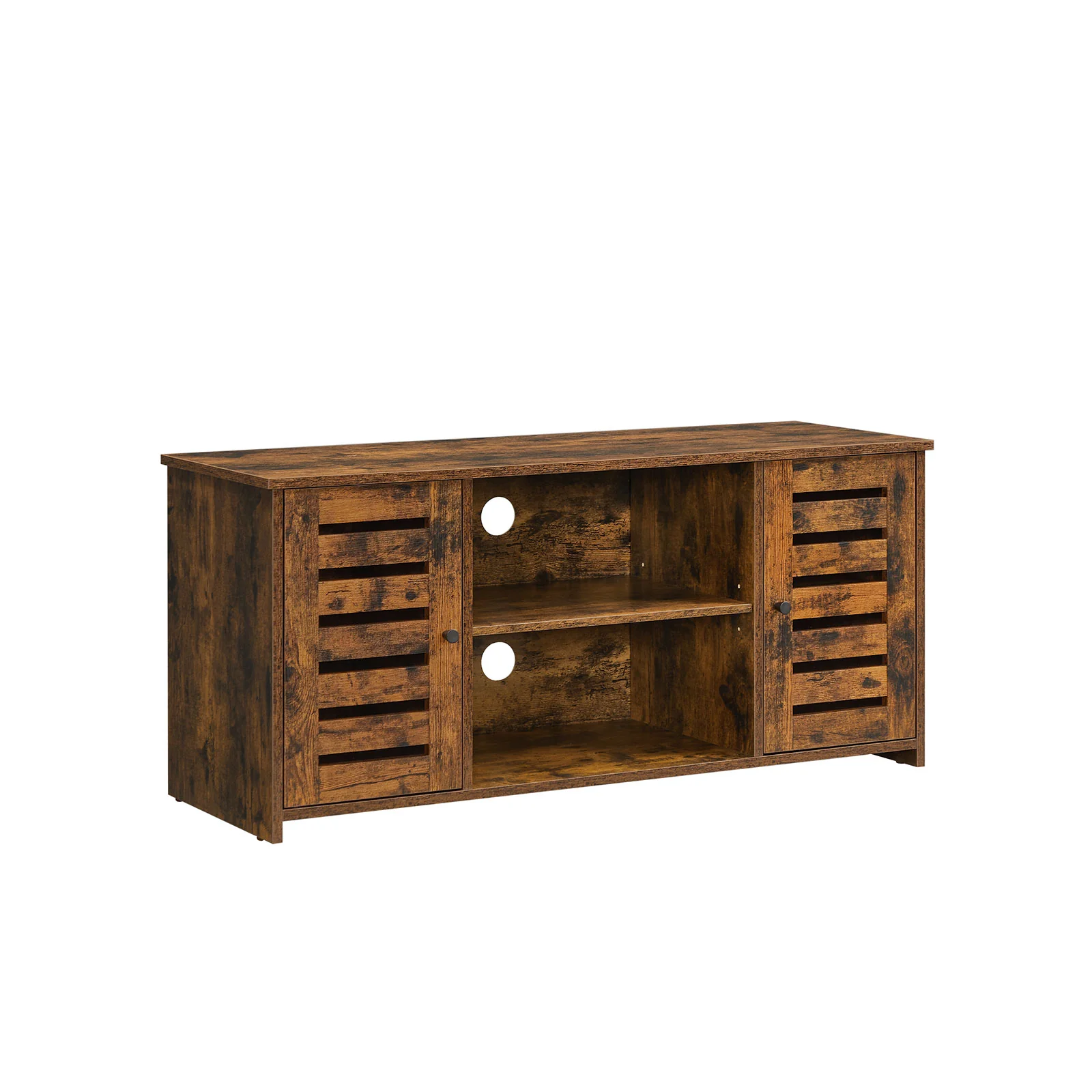Meuble TV marron rustique