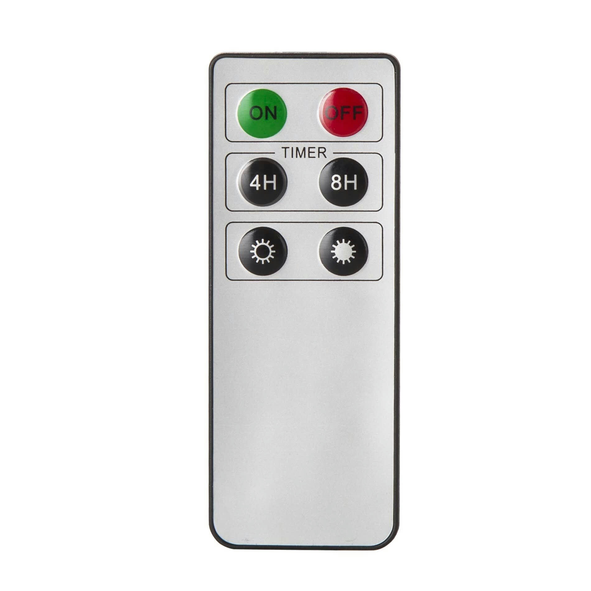 MAGIC ATMOSPHERE - Lot de 9 bougies électriques à flamme LED paraffine blanche