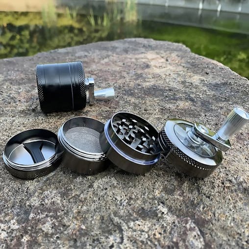 NNEOBA Stainless Steel Nut & Spice Grinder &ndash; Manual Crusher