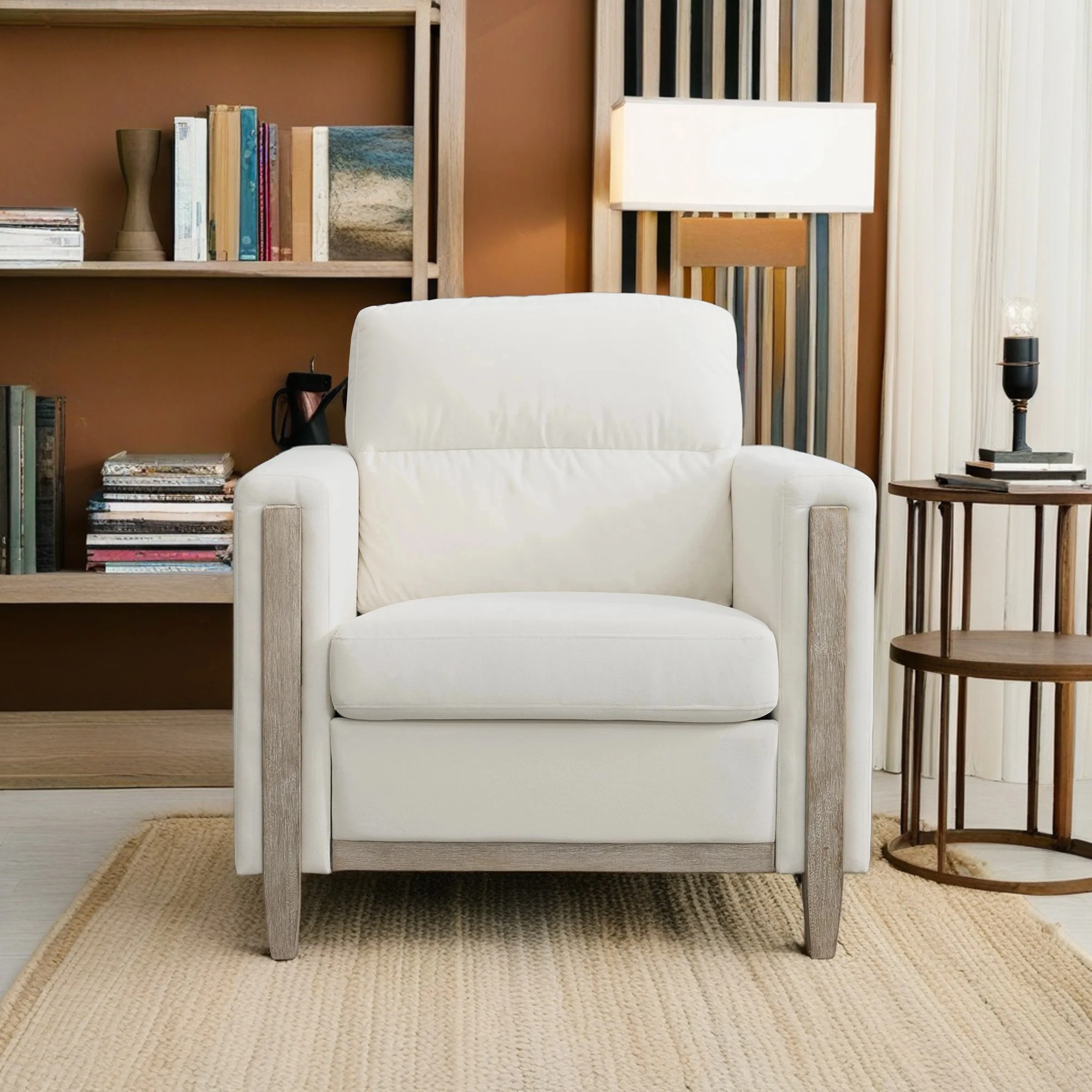 Larb Modern Accent Single Sofa Chair by Christopher Knight Home