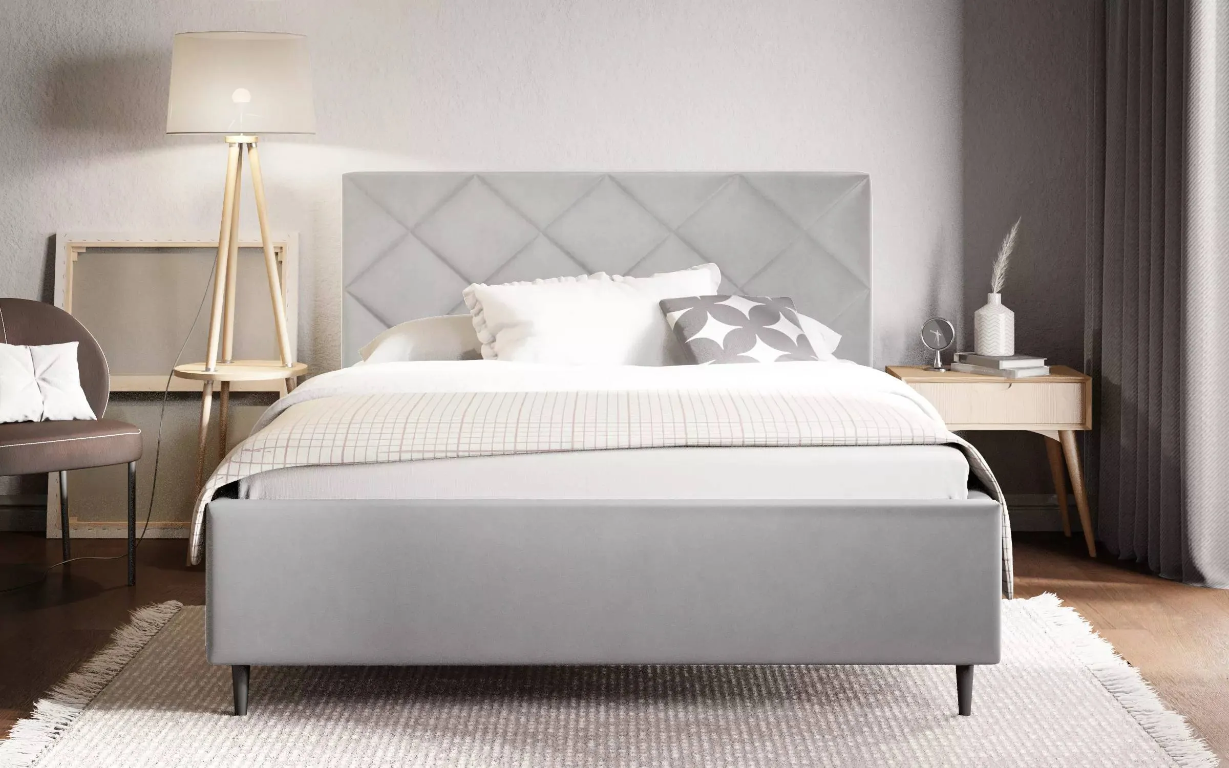 Bed Diam met opbergfunctie 160 x 200 cm