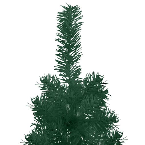 NNEVL Slim Artificial Half Christmas Tree with Stand Green 240 cm