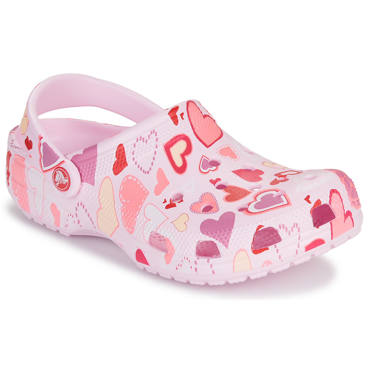Crocs - CLASSIC VDAY CLOG - Pink / Red