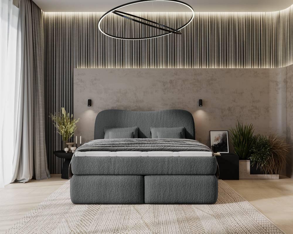 Lavelle boxspring bouclé 140 x 200 cm