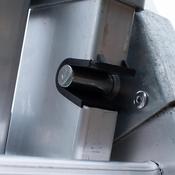 Home Master à 3 sections échelle combinée en aluminium - EN131 - 150 kg - Escabeau - Barre stabilisatrice - 3 x 7