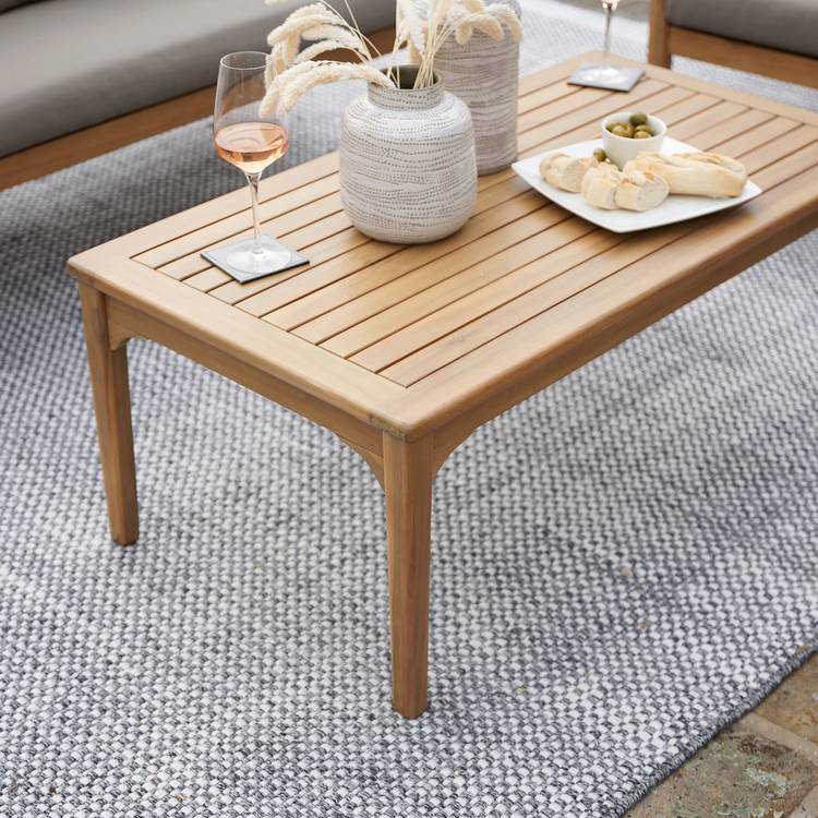 Pacific Malta 4 seater Wooden Garden Sofa Set - Natural