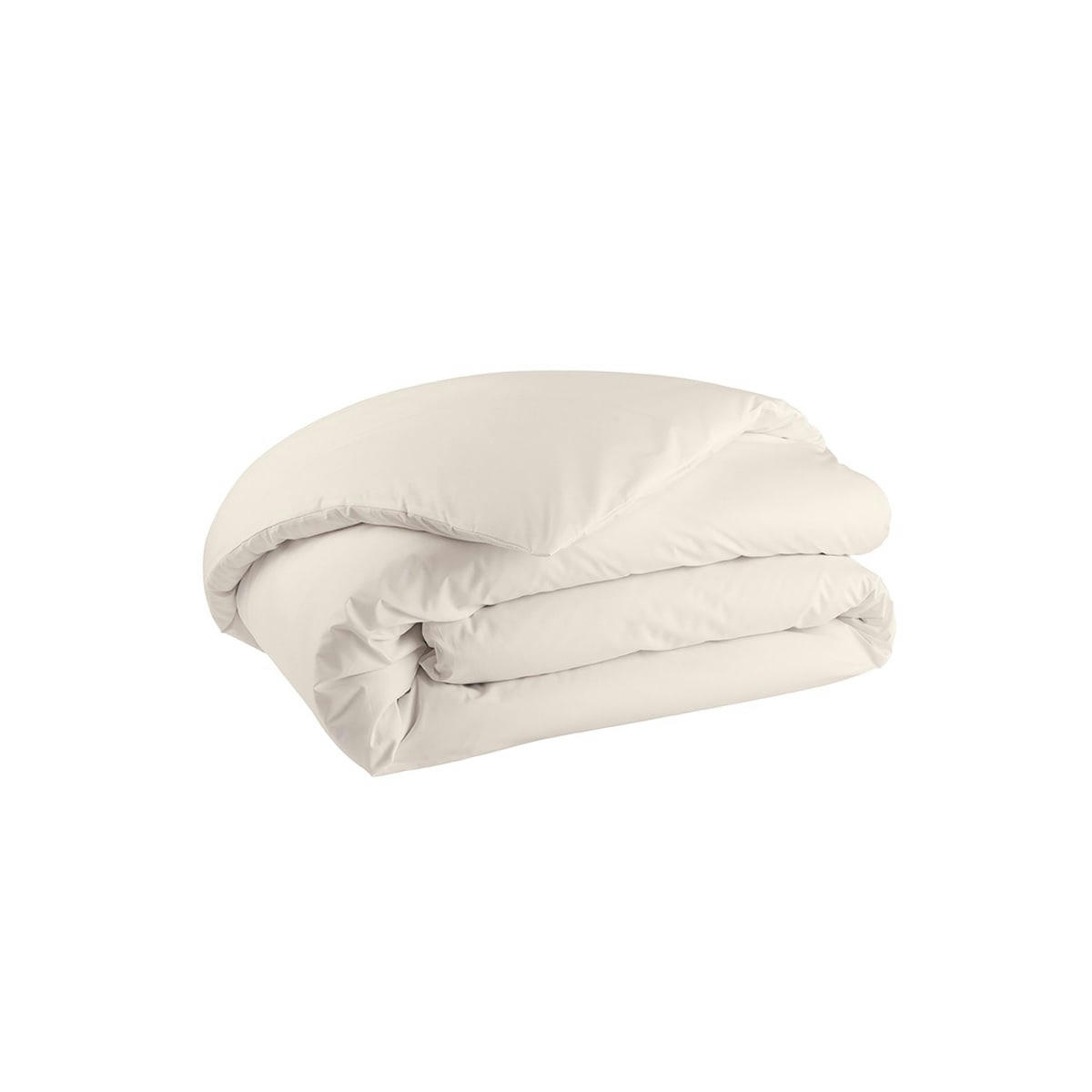 PREMIERE - Parure de lit en percale de coton meringue 200x200