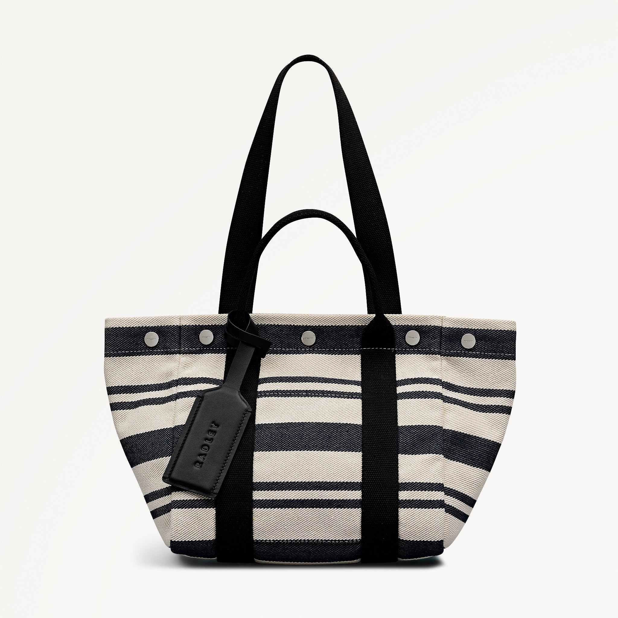 Hadleigh Place - Stripe - Medium Open Top Tote