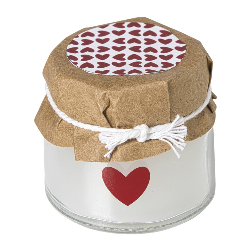 Kaars in glazen potje - diverse varianten - &Oslash;4.2x4 cm