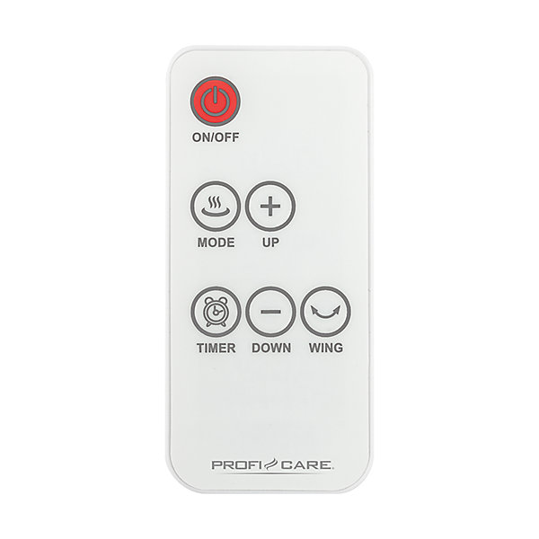 Chauffage soufflant céramique et ventilateur de table 2en1 Proficare PC-HL 3086 Blanc