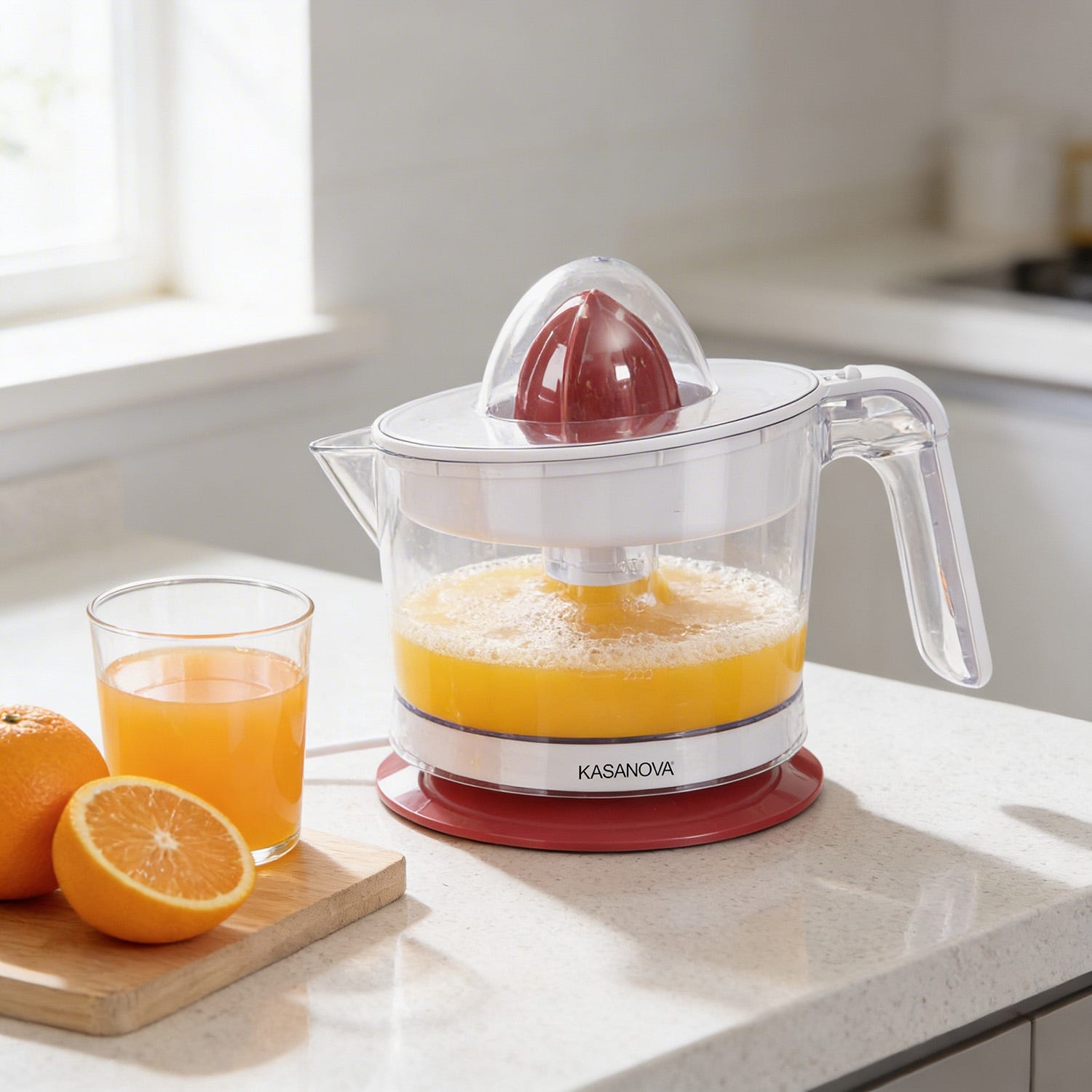 Spremiagrumi elettrico 800 ml rosso