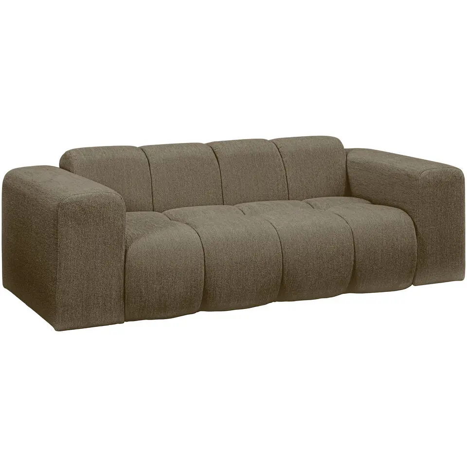 Bank Beau 2-zits - stof Raven - bruin