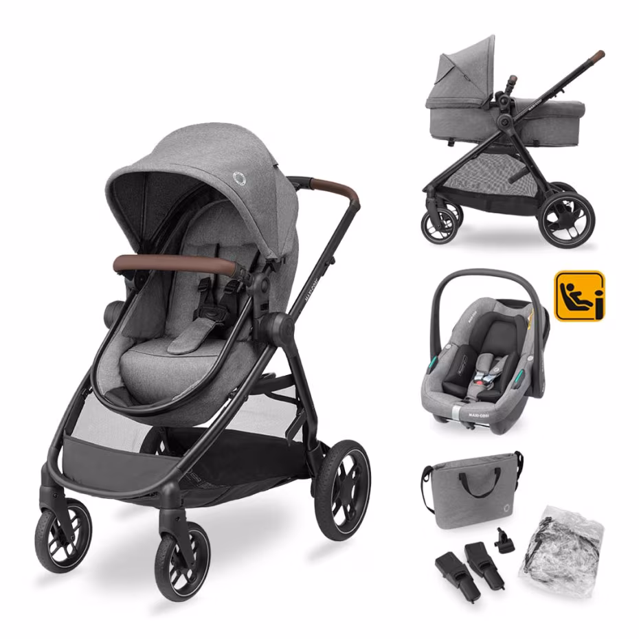 Maxi-Cosi Zelia S Trio 3-in-1 Baby Stroller Travel System