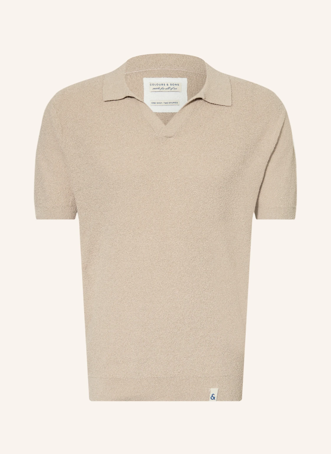 COLOURS & SONS Strick-Poloshirt