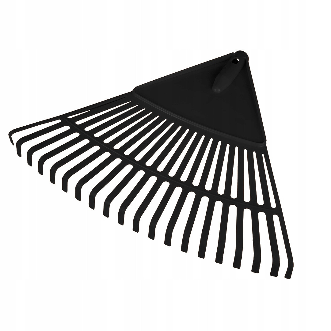 Grabie ogrodowe do liści trawy czarne 48 x 43cm VERTO 15G085