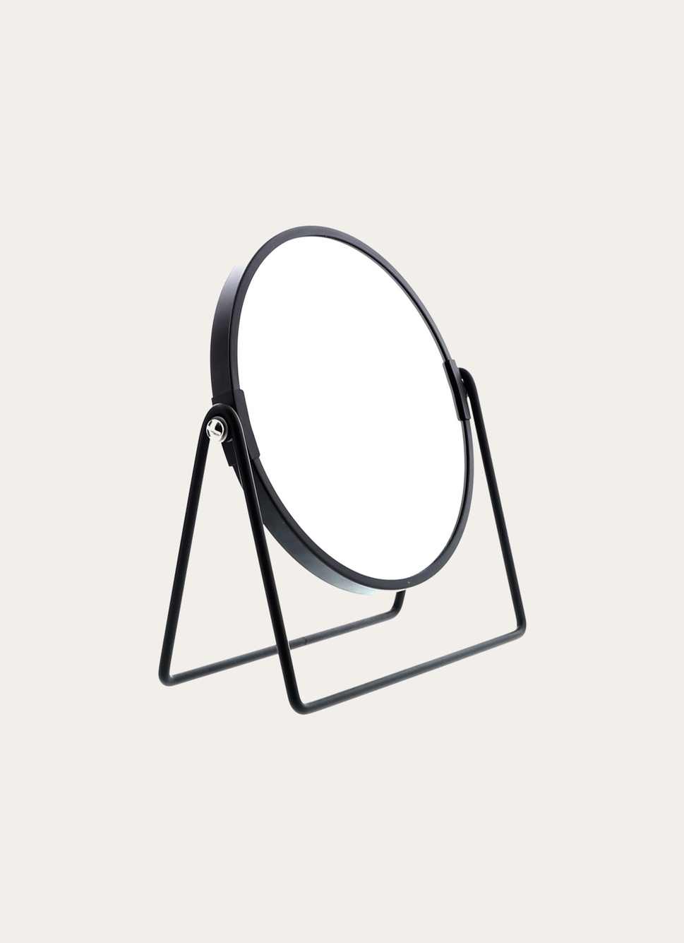 MIROIR UNI ROND DOUBLE FACE Noir