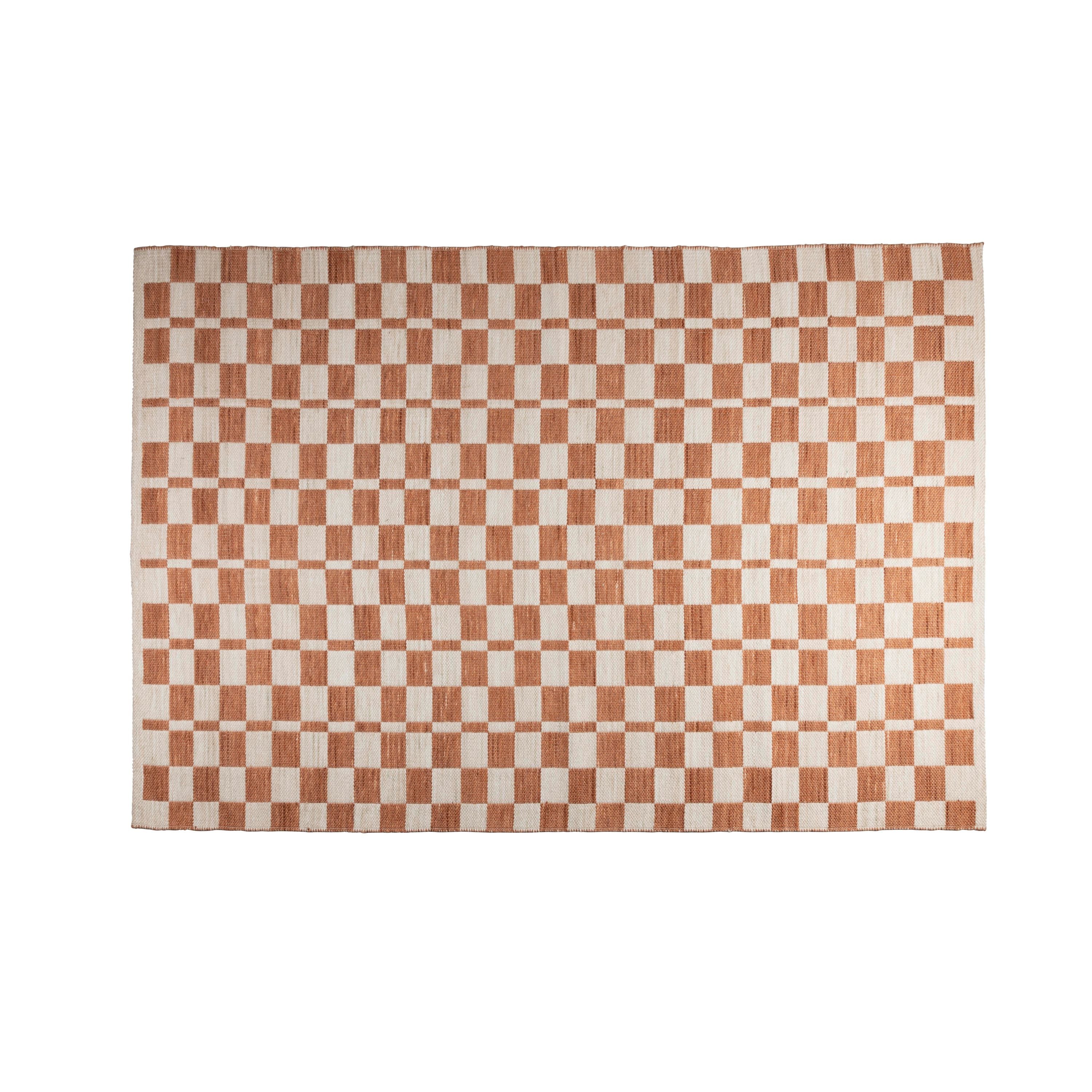 Zuiver Checker Vloerkleed 160x230 - Beige