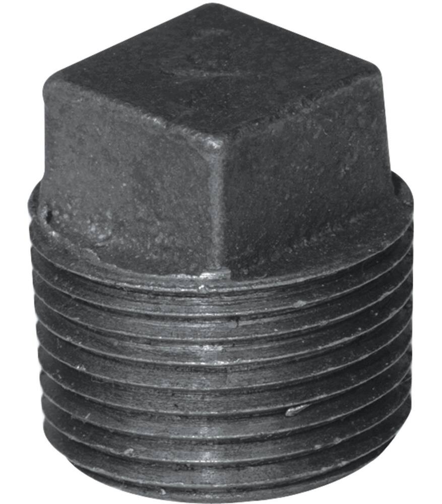 Aqua-Dynamic Galvanized Black Iron Pipe Nipple, Male Pipe Thread, 3/4 x 3-in