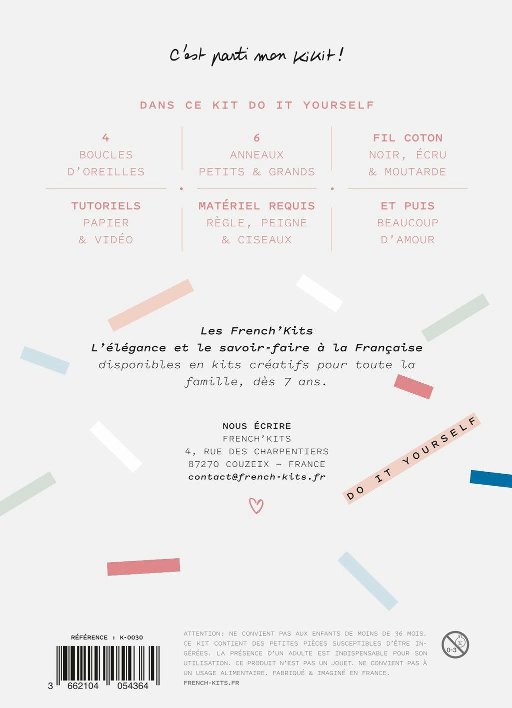 - Kit macramé boucles d'oreilles - plumes & pompons