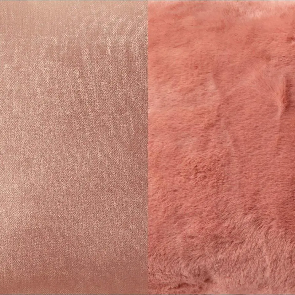 KUSSENSET - 4-delig - Soft Elegance - 45x45 cm - inclusief binnenkussens - roze