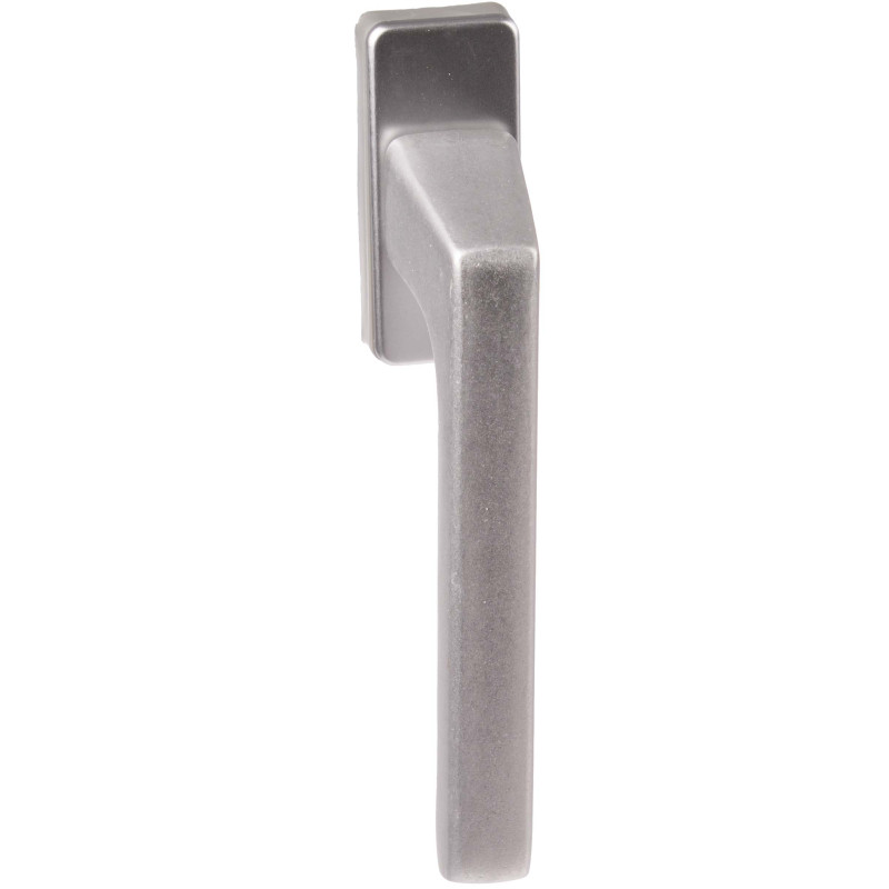 Poignée de fenêtre oscillo-battante en aluminium argentée