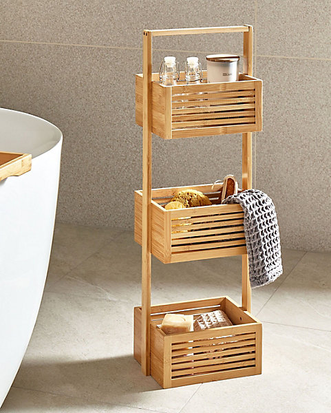 Meuble de rangement WAVERLY Bambou Marron clair