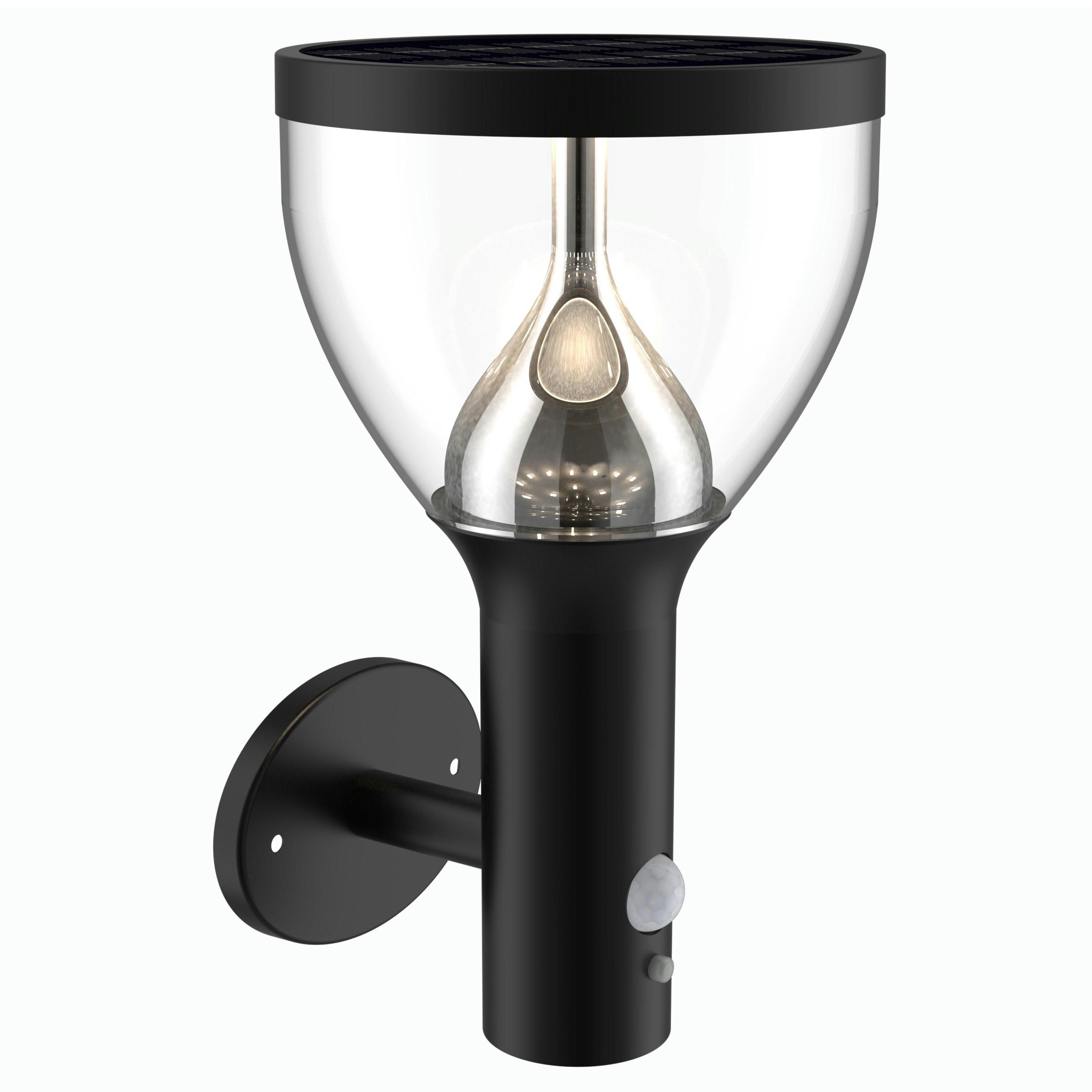 LUNA - Applique extérieur en métal anthracite