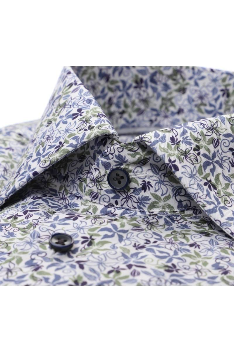 ETERNA Modern Fit Hemd hellgrün, Bedruckt