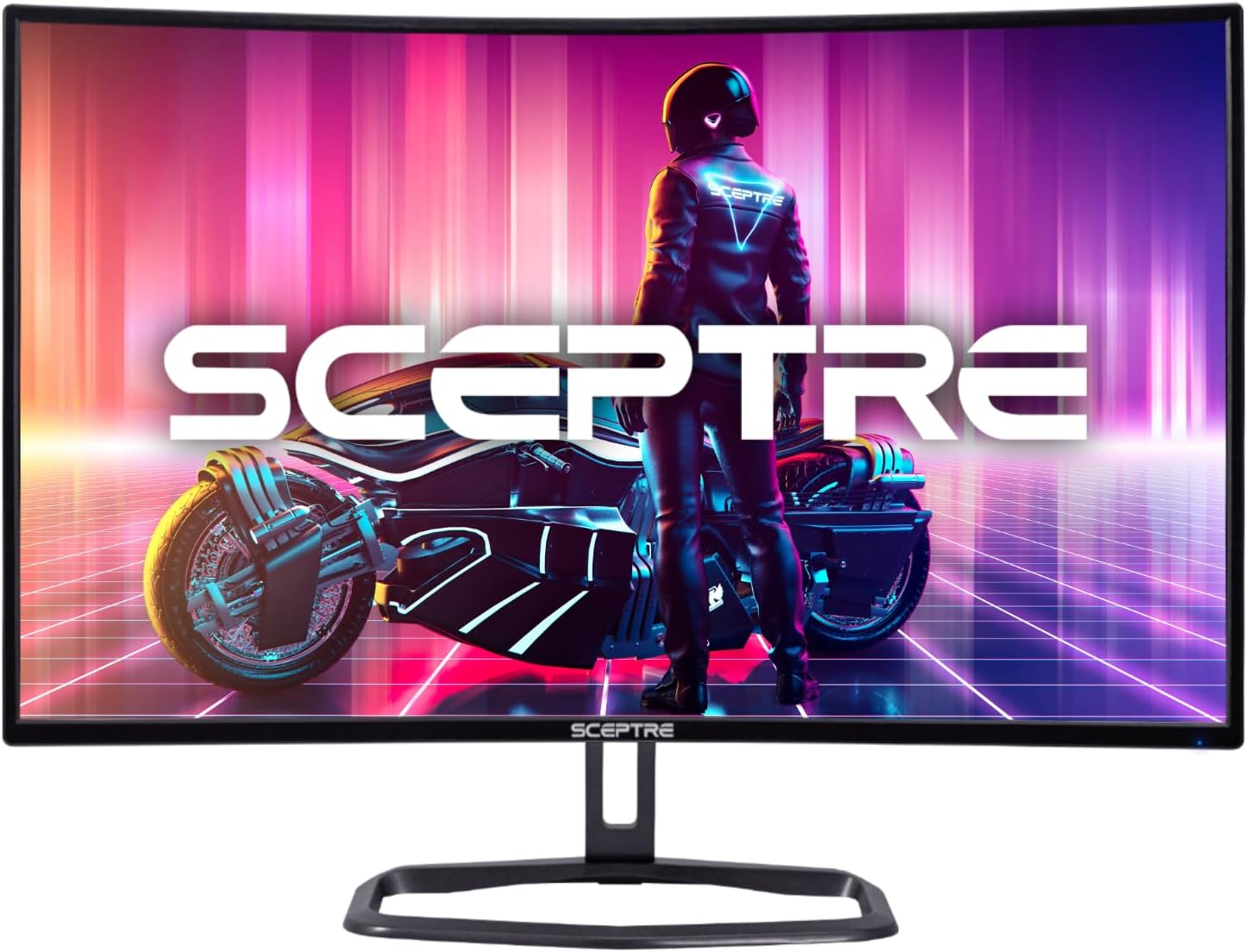 Sceptre Curved 32-Inch Gaming Monitor  1920 × 1080  Up to 240+Hz  1ms  110% sRGB  AMD FreeSync Premium  Built-in Speakers  HDMI DisplayPort  Machine Black (C325B-FWD240 Series)