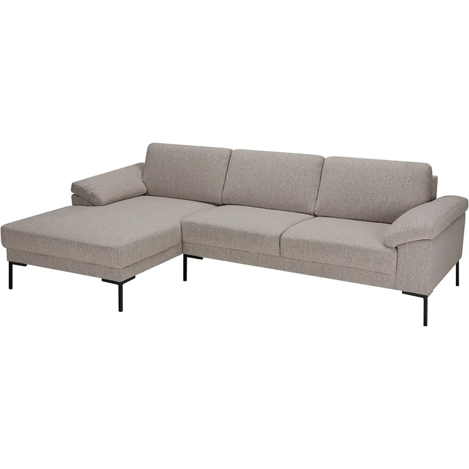 Bank Tom met chaise longue links - Java - beige