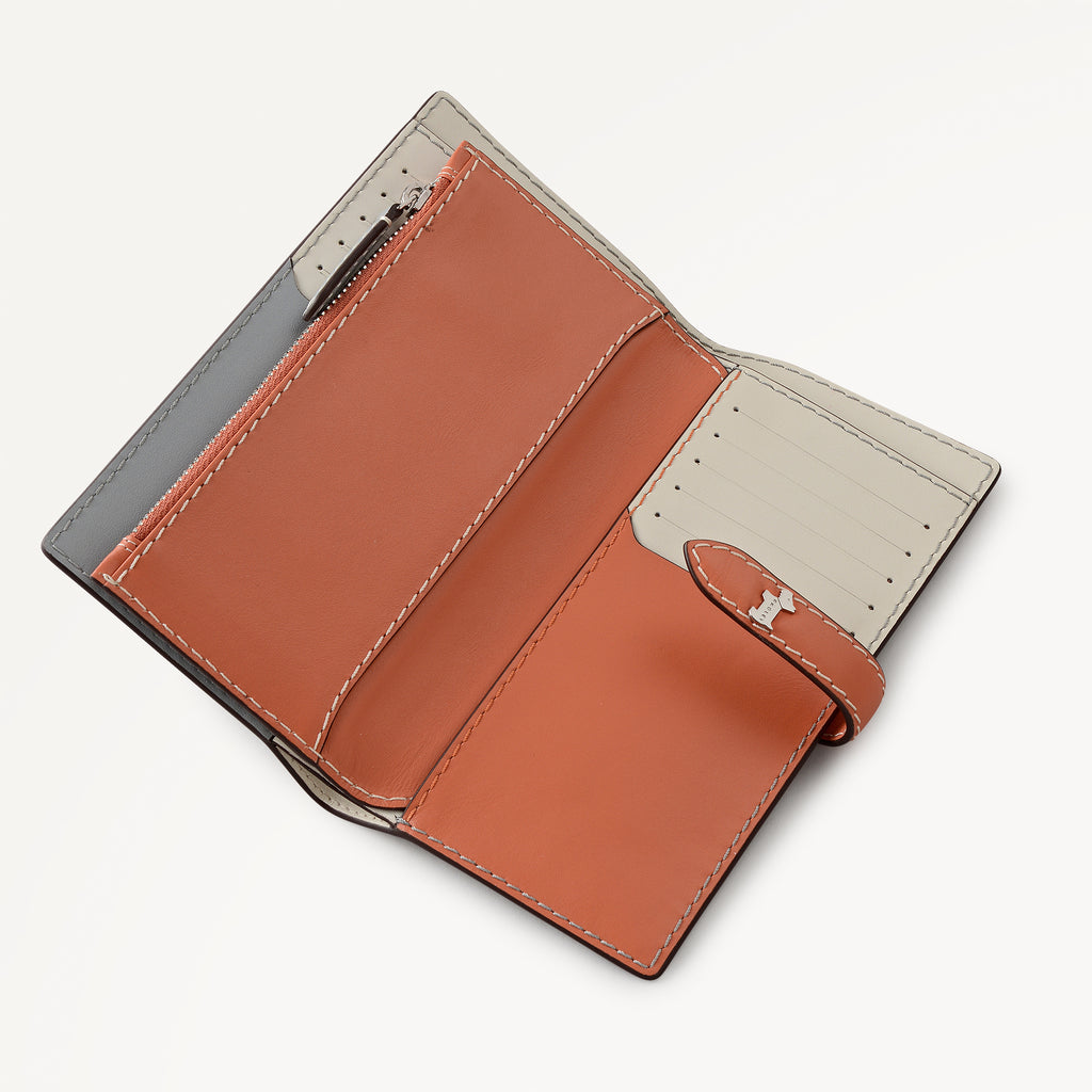 Willis Street - Colourblock - Large Flapover Wallet