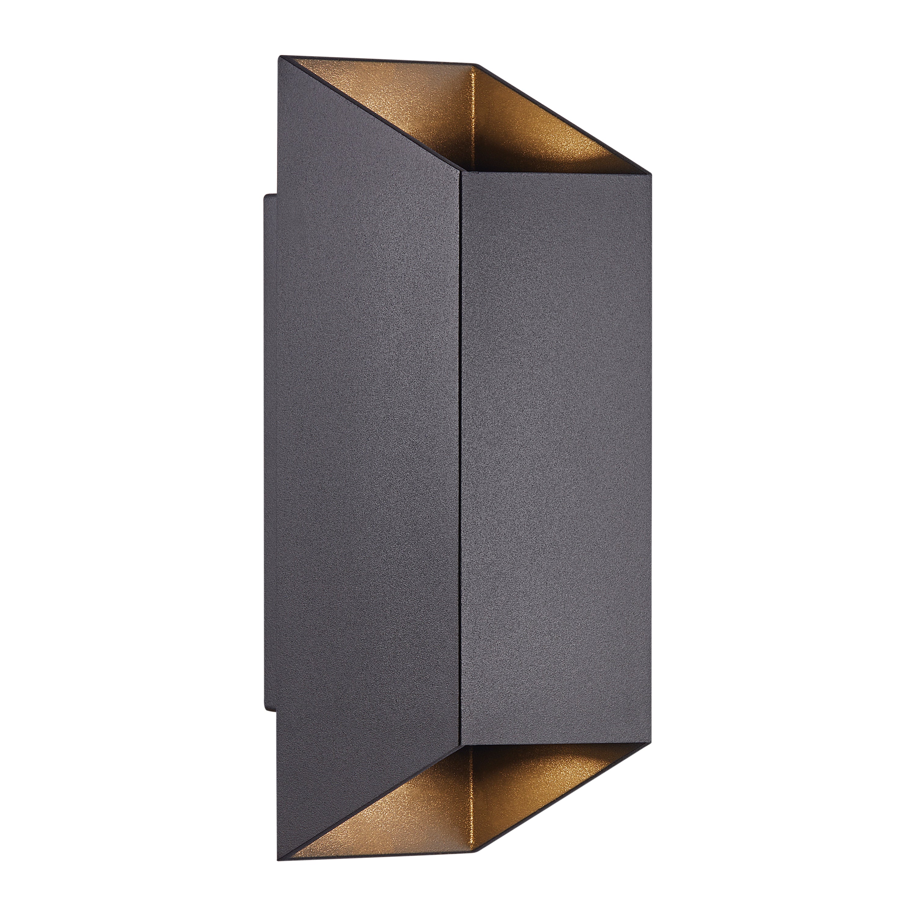 Nordlux Nico Wandlamp - Square H 23,5 cm - Zwart