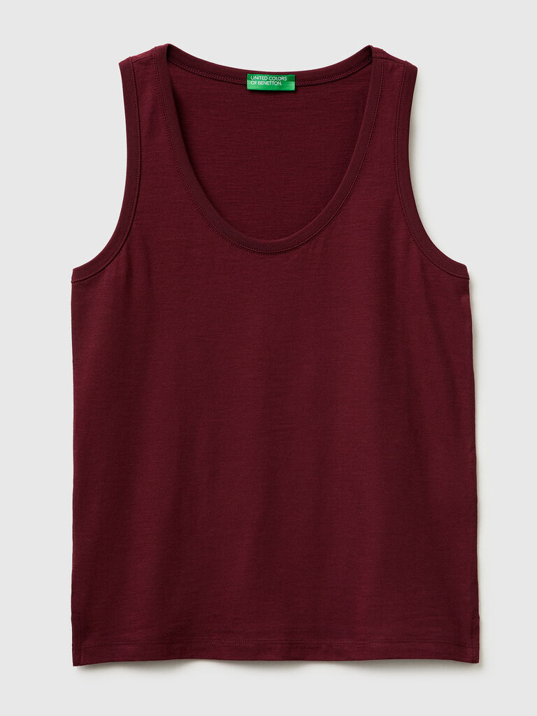Tank top in lightweight cotton