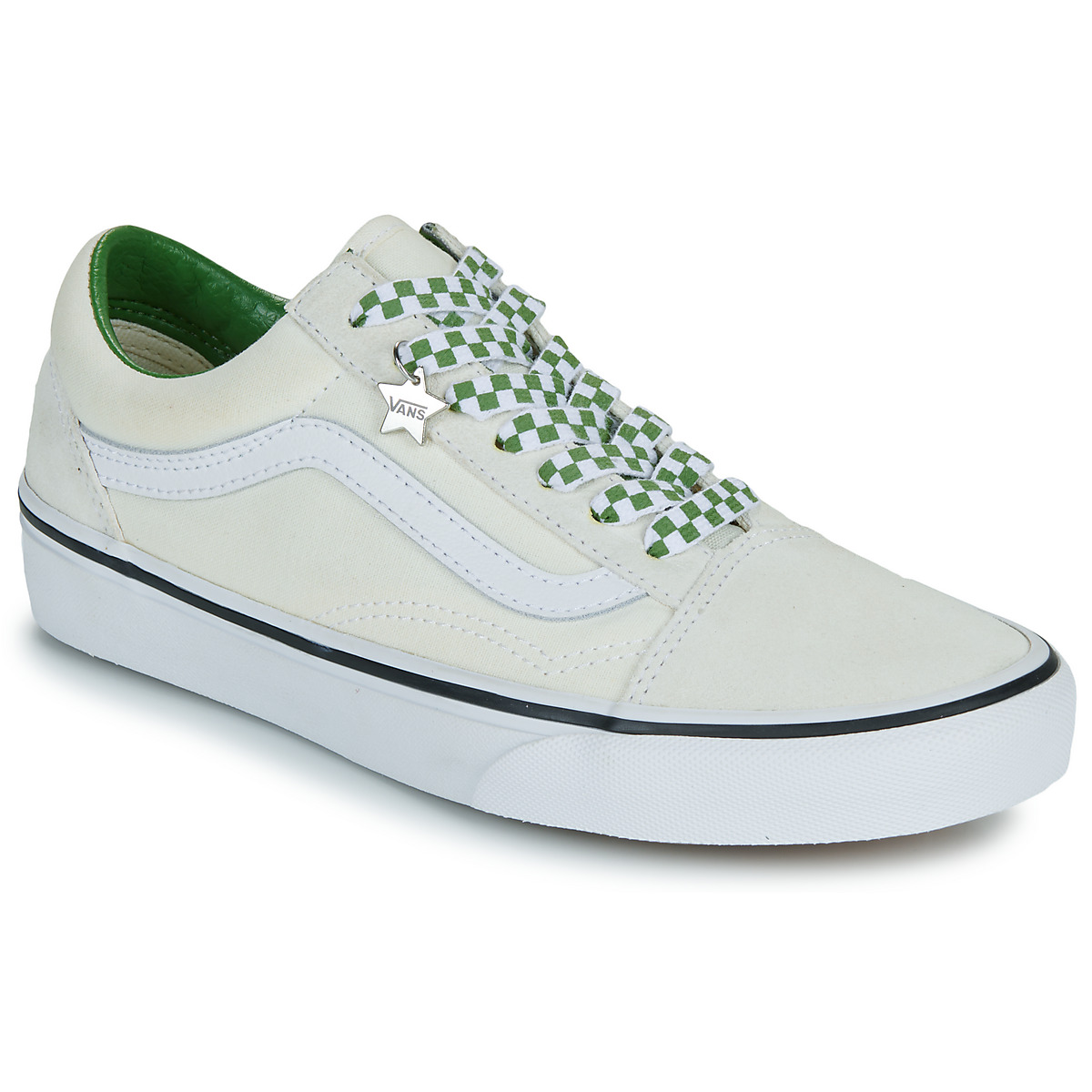 Vans - Old Skool - Ecru / Green