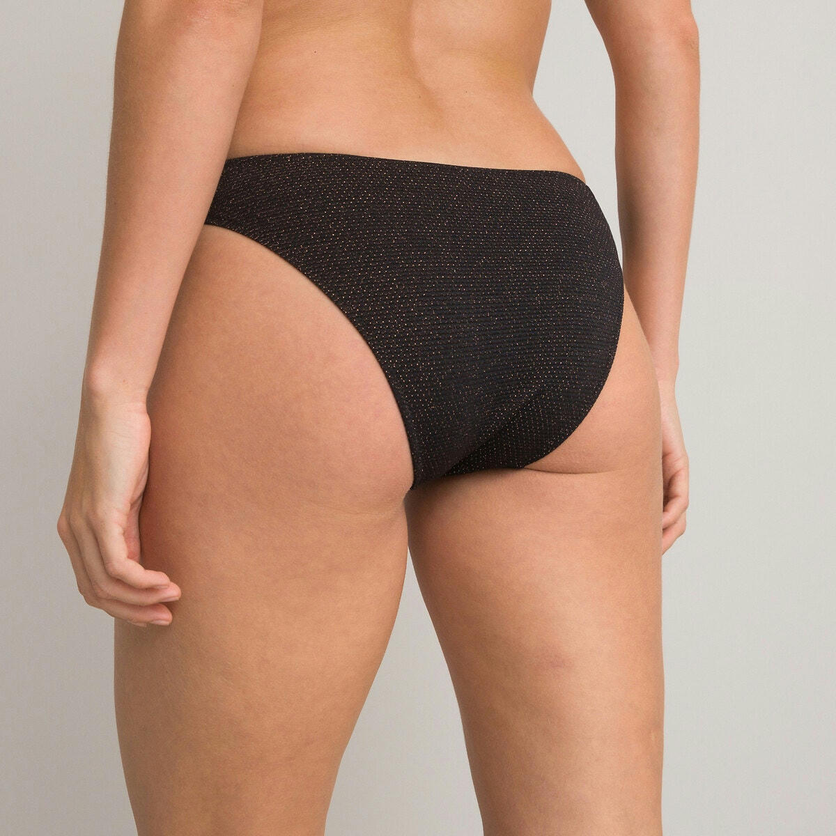 Bas de maillot de bain culotte, maille reliéfée