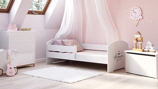 Lit d'enfant LUK avec balustrade 140x70 Princesse