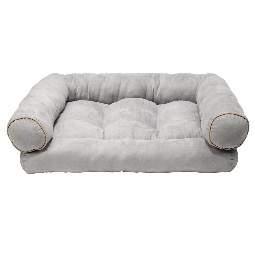 Couchage animaux forme canapé gris 60x50xH20cm