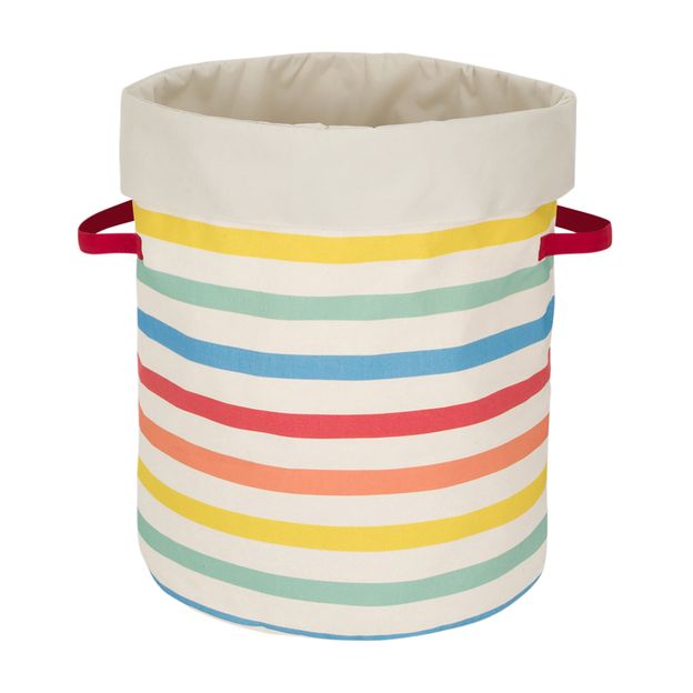 CESTO REDONDO ORGANIZADOR 45 CM X 37 CM X 37 CM ARCA-ÍRIS